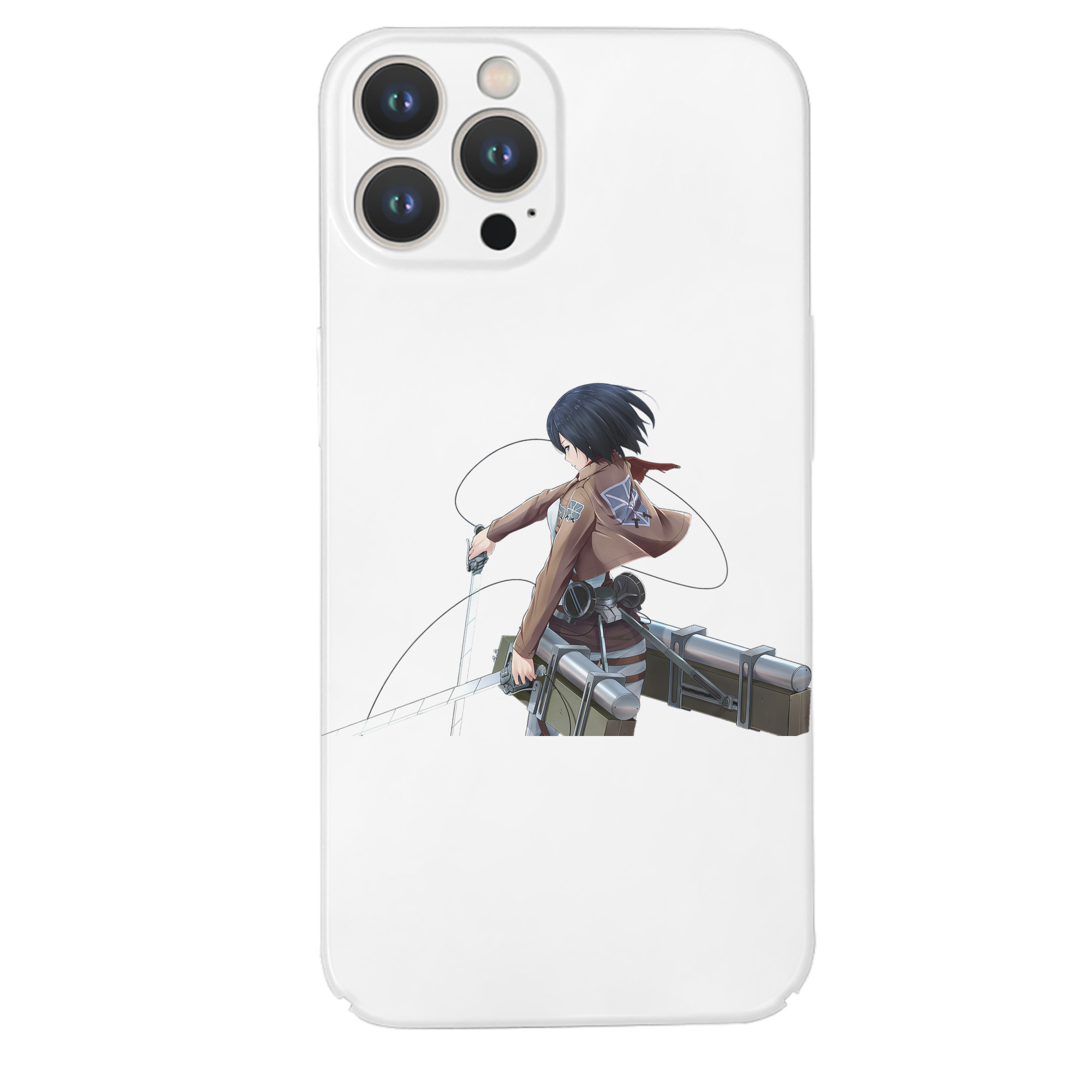 （画像用） 進撃の巨人 ミカサ·アッカーマン Attack on Titan Mikasa Ackerman 【iPhone 14シリーズ対応】ハードケース